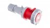 Gniazdo przenośne 63A 4P 400V czerwone IP67 POWER TWIST 234-6